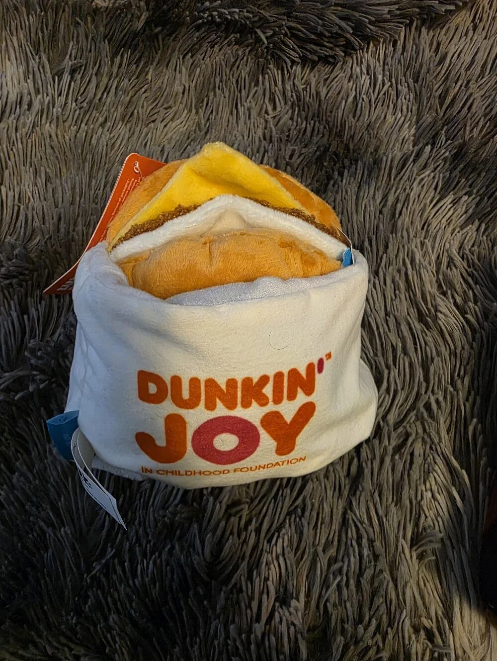 Dunkin' Dog Toy Set with Donut & Coffee Plush